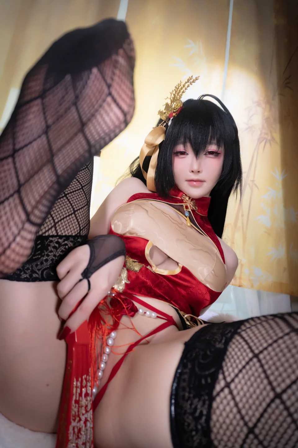 一小央泽 - 大凤旗袍 [103P,2V-2.18GB] tg@simisebaisi 【丝足阁】018.webp